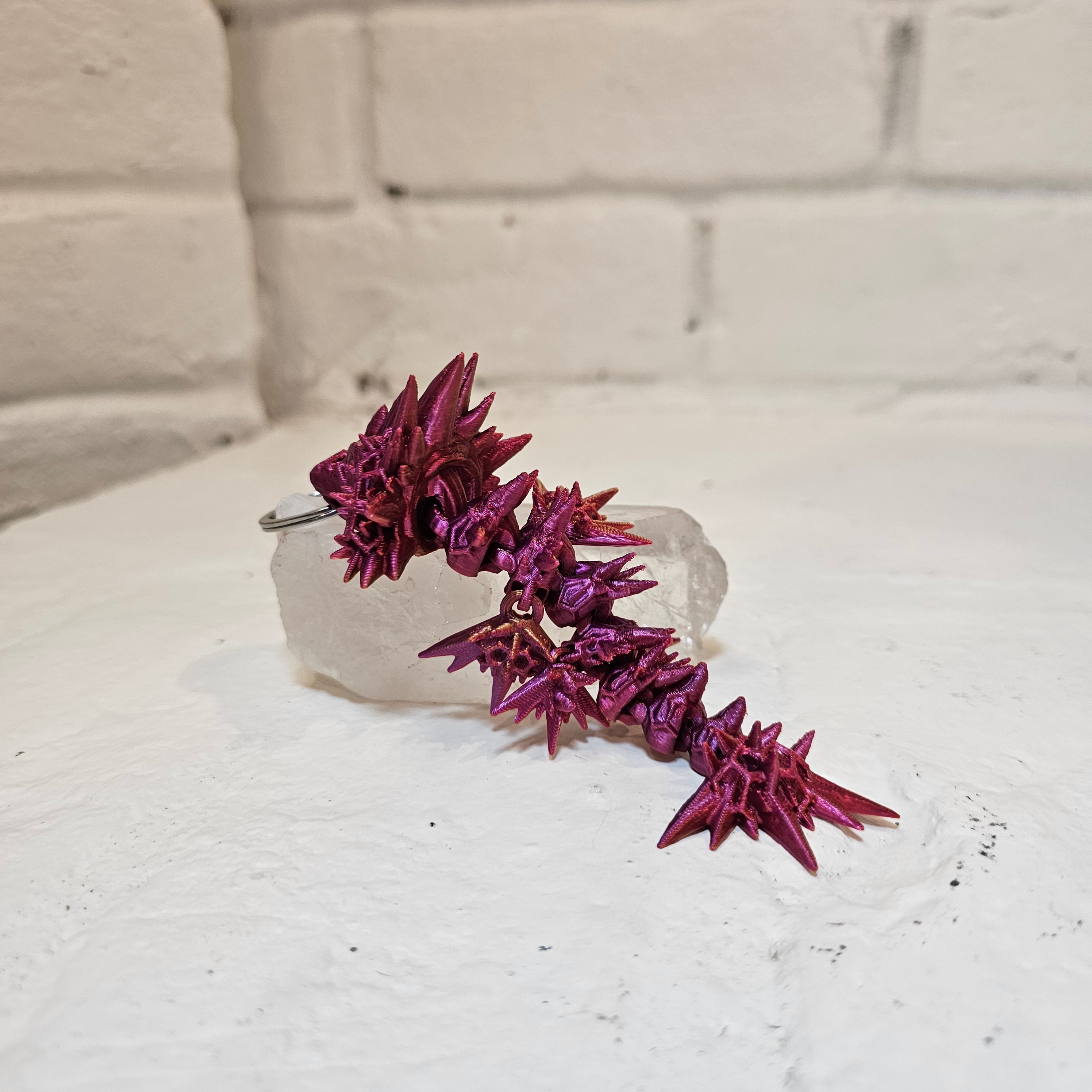 Spikey Dragon Keychain