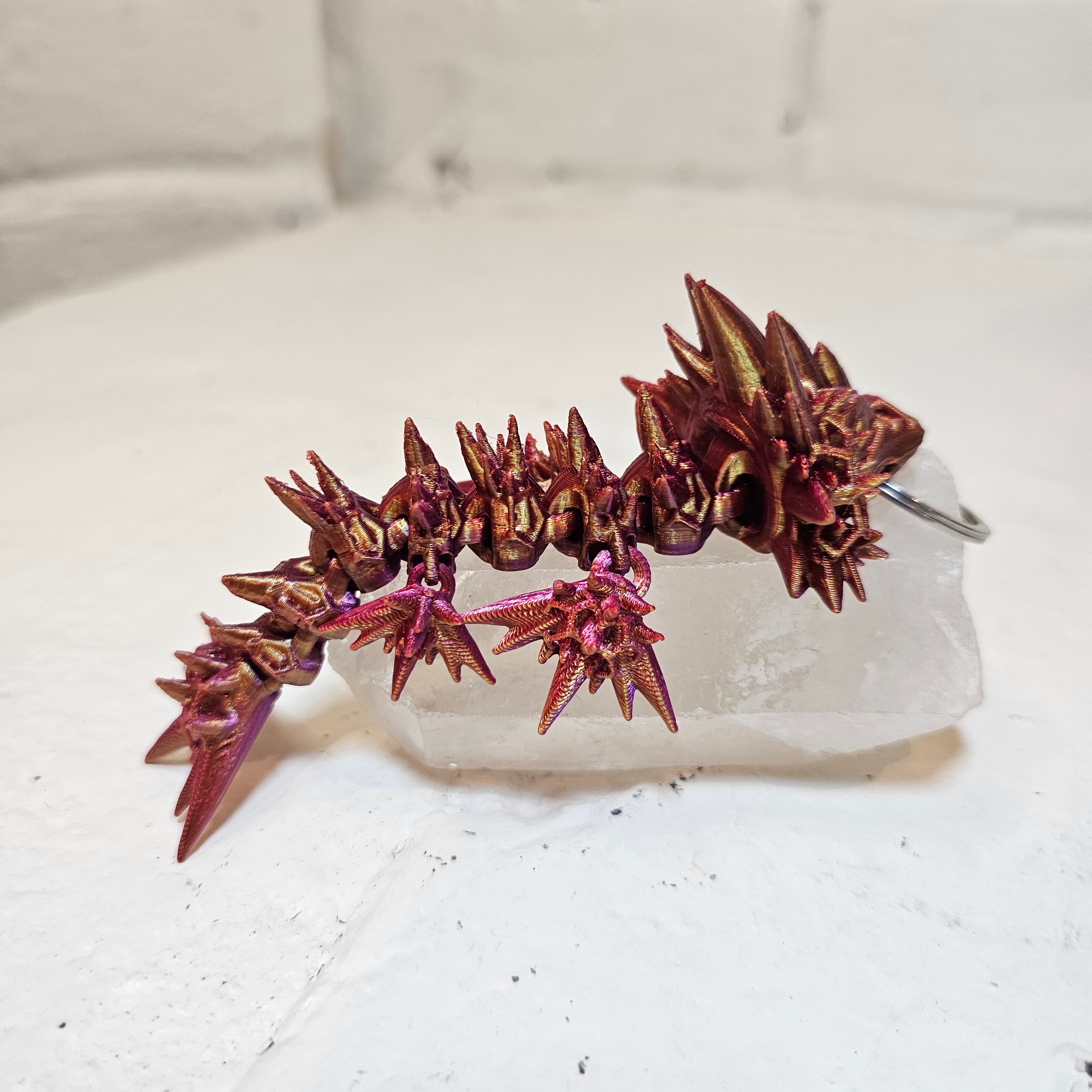 Spikey Dragon Keychain