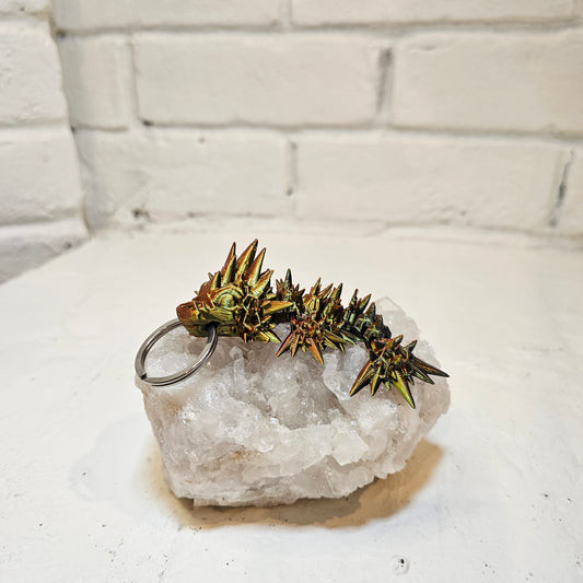 Spikey Dragon Keychain