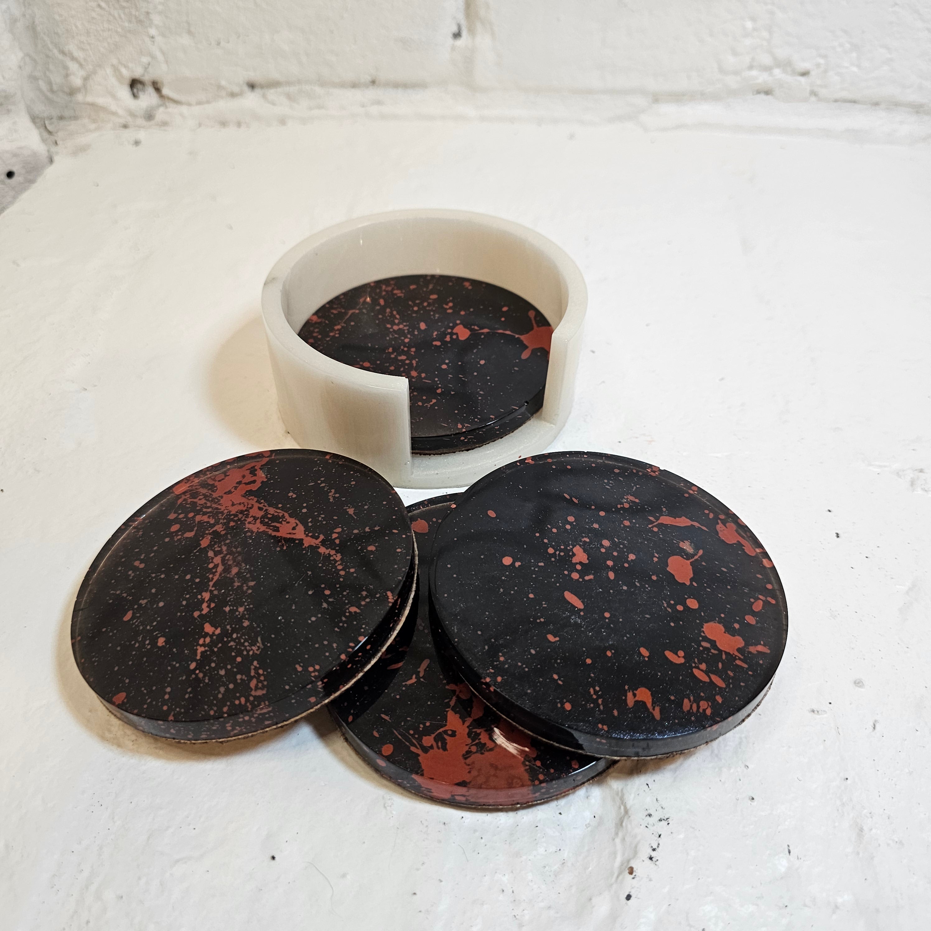 Blood splatter coaster sets🥲