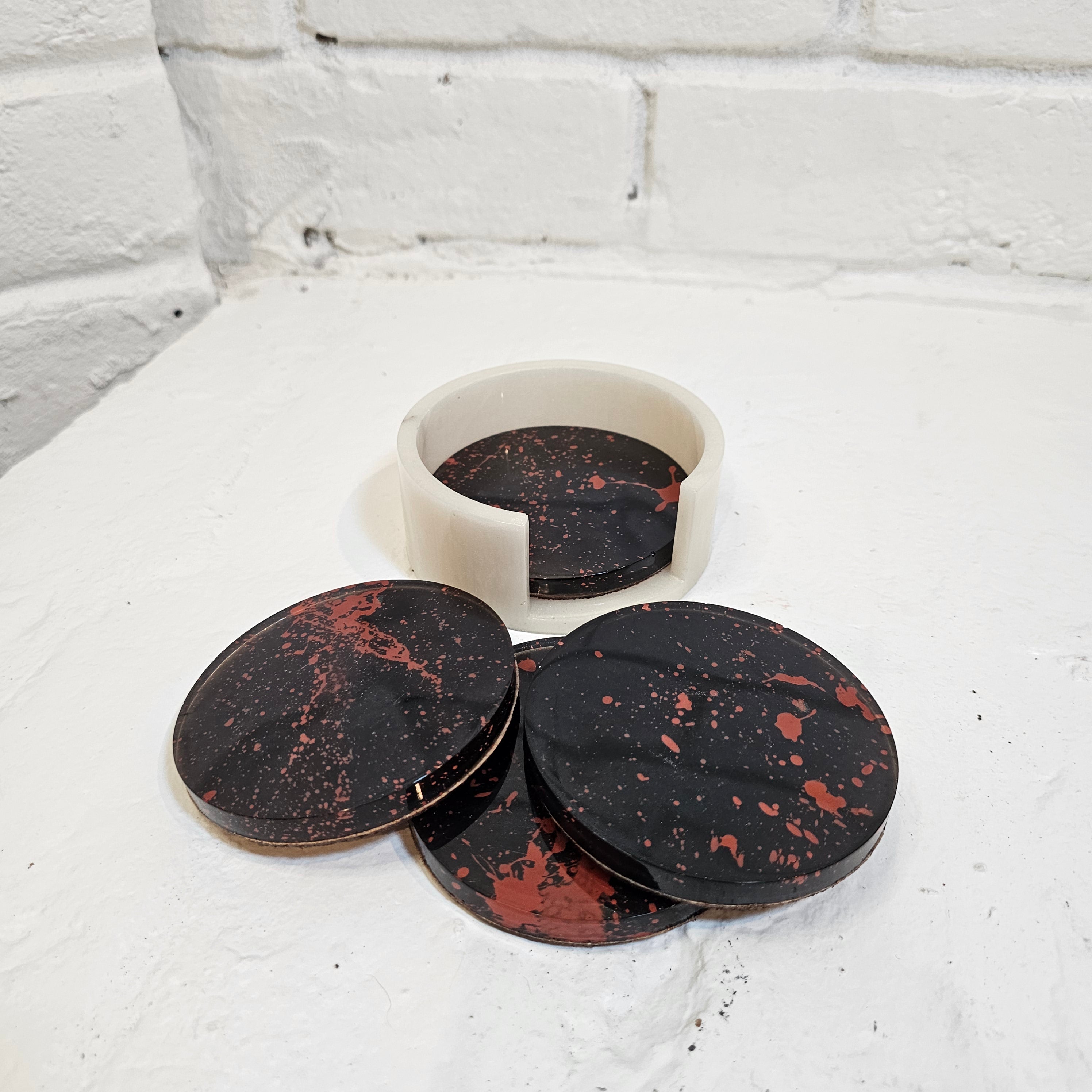 Blood splatter coaster sets🥲