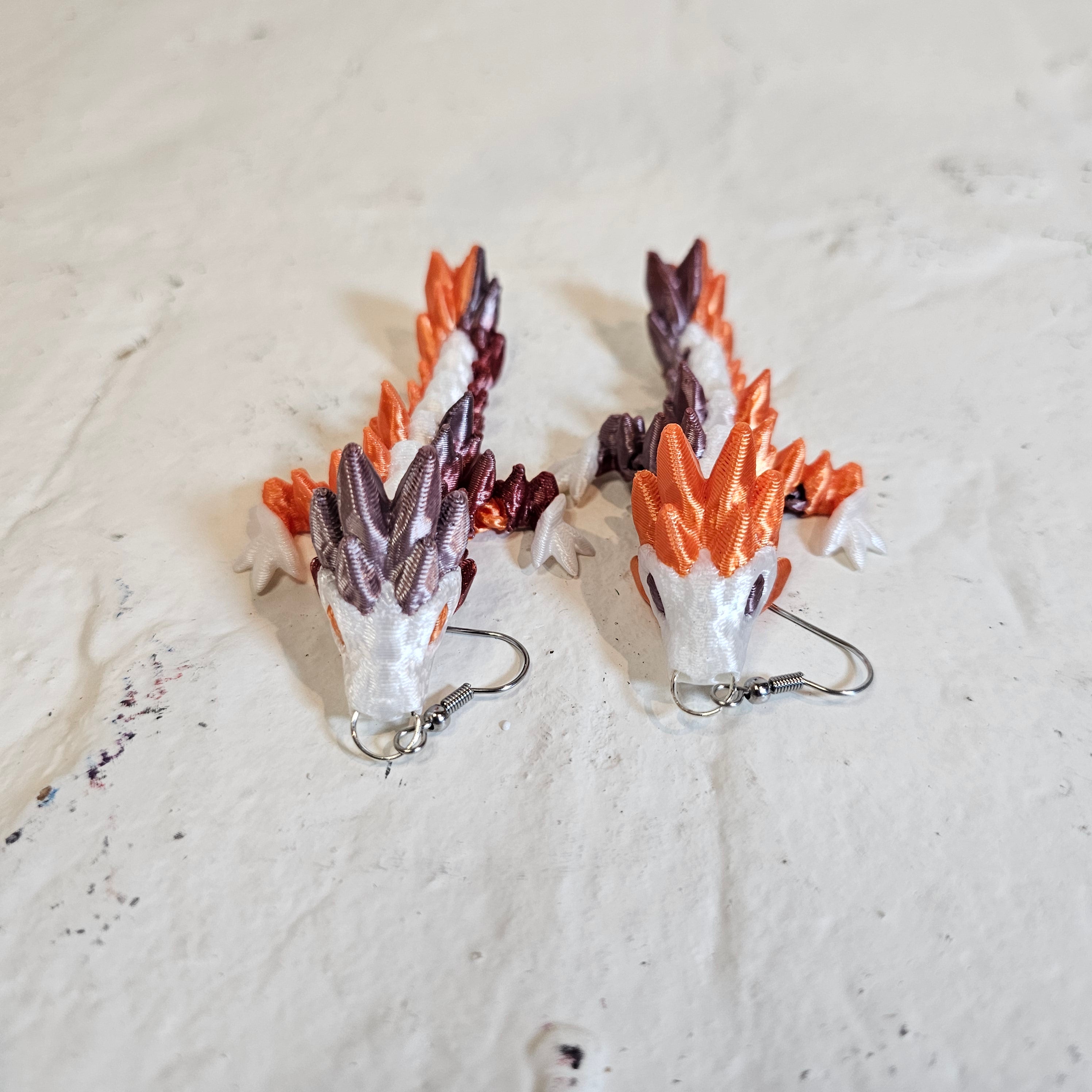 Lesbian Dragon Earrings