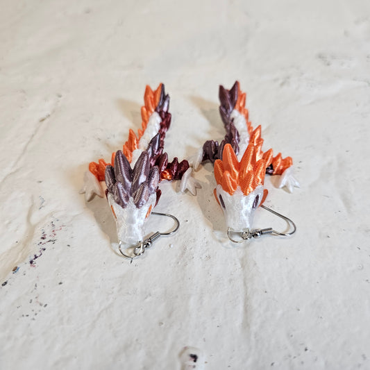 Lesbian Dragon Earrings