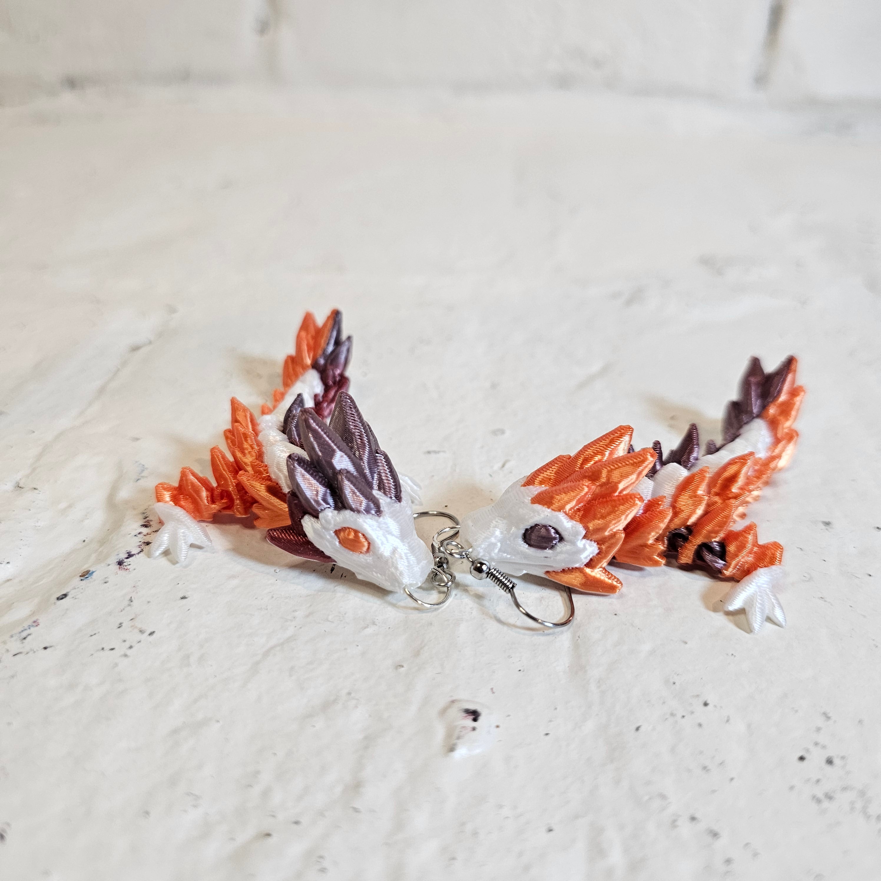 Lesbian Dragon Earrings