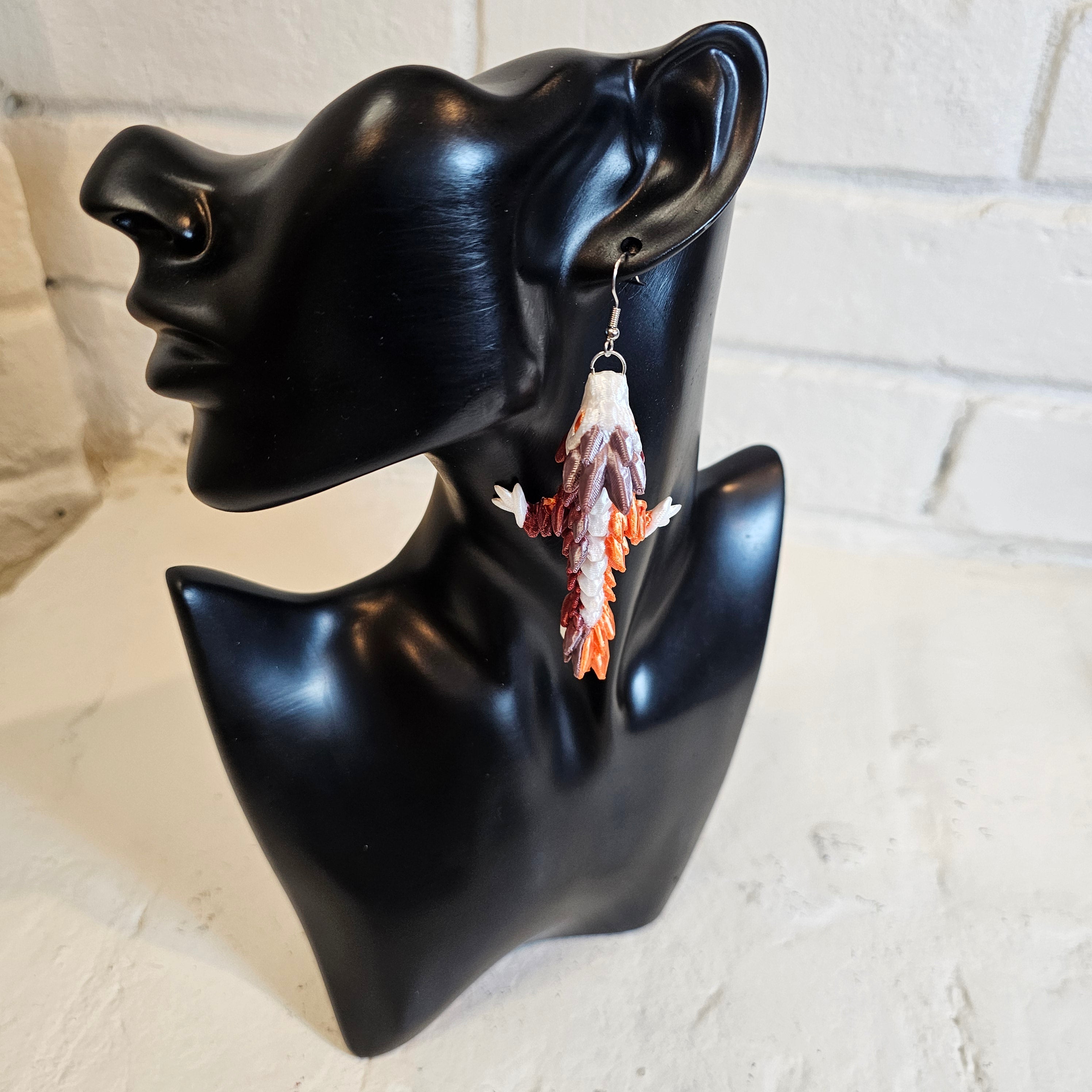 Lesbian Dragon Earrings