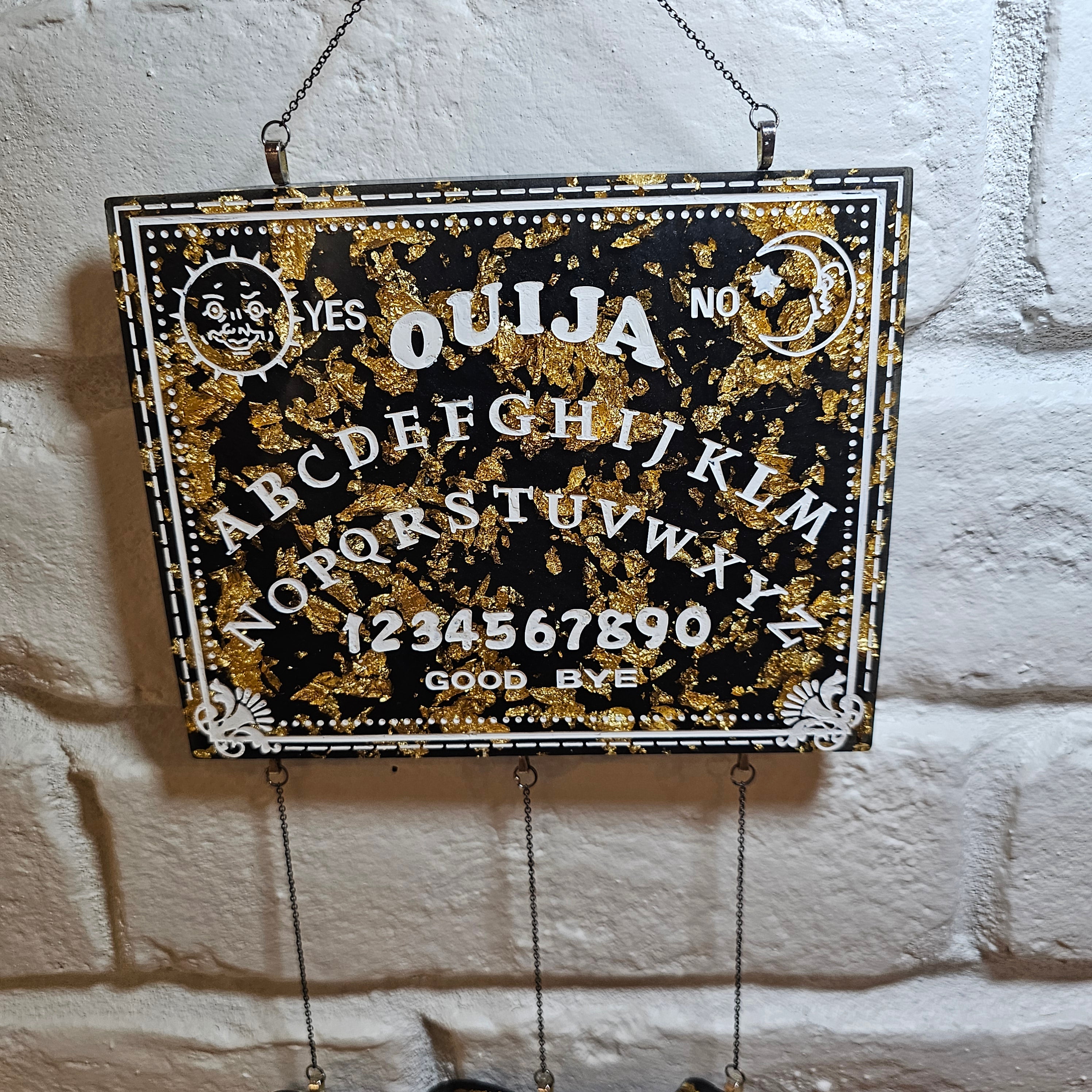 Metal flake ouija wall decor🫤