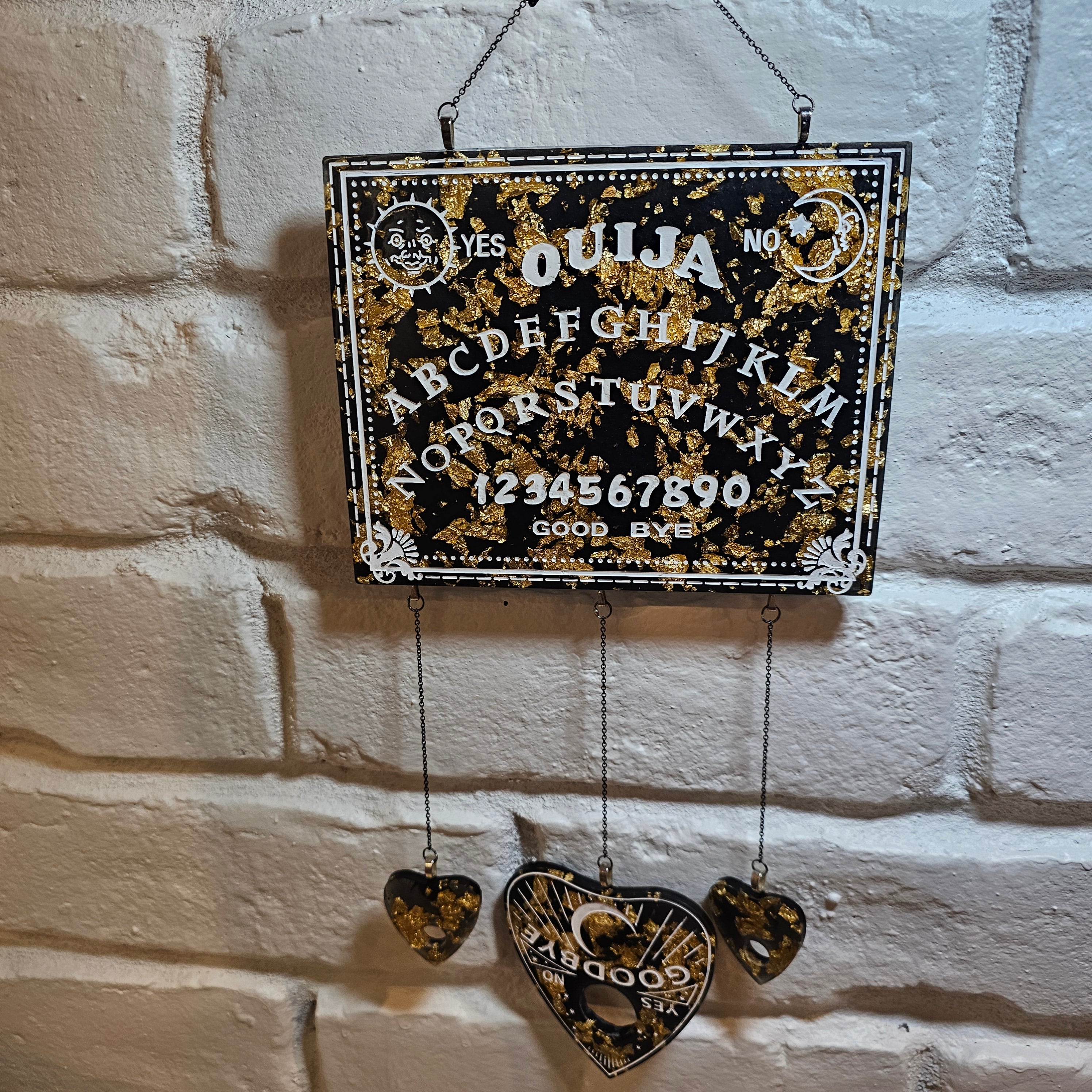 Metal flake ouija wall decor🫤