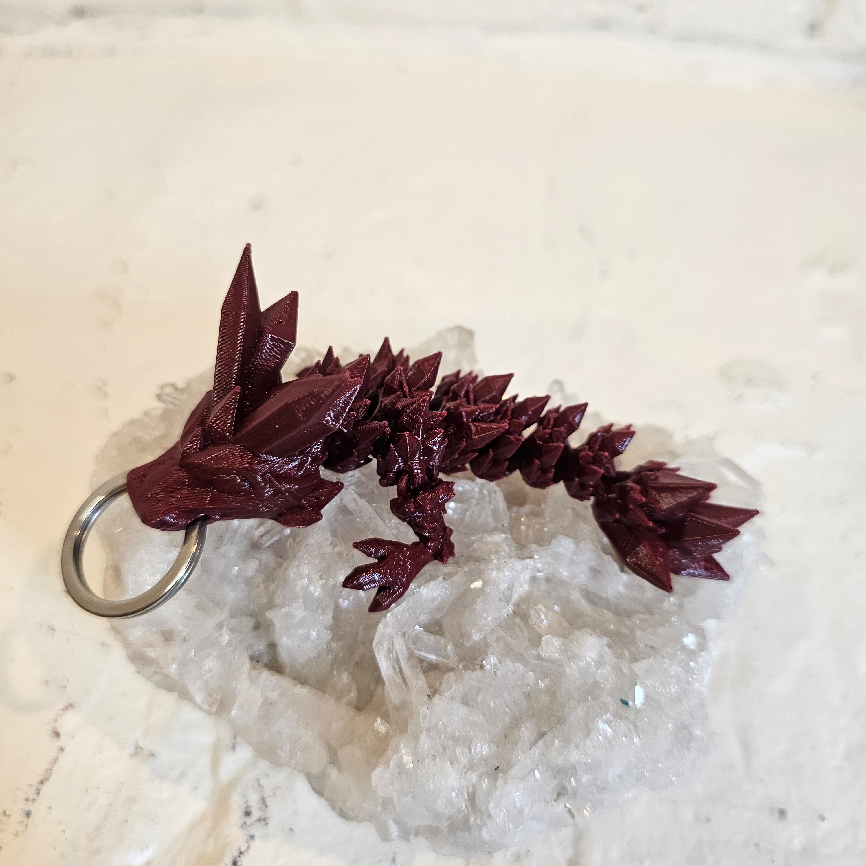 Crystal Dragon Keychain